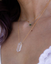Load image into Gallery viewer, Double Terminated Clear Quartz Crystal Necklace