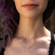 Load image into Gallery viewer, Herkimer Quartz "Diamond" Activation Necklace