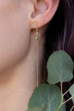 Load image into Gallery viewer, Emerald Aura Threader Earrings
