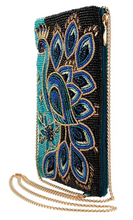 Load image into Gallery viewer, Peacock Pride Crossbody Phone Bag