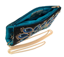 Load image into Gallery viewer, Peacock Pride Crossbody Phone Bag