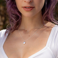 Load image into Gallery viewer, White Coin Pearl Necklace