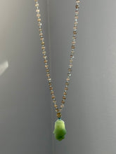Load image into Gallery viewer, Hamsa Mala Necklace | Labradorite and Jade