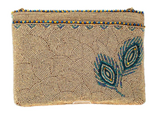 Load image into Gallery viewer, Royal Plume Peacock Crossbody Clutch