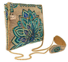 Load image into Gallery viewer, Royal Plume Peacock Crossbody Clutch