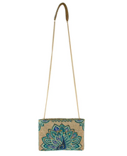 Load image into Gallery viewer, Royal Plume Peacock Crossbody Clutch
