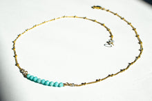 Load image into Gallery viewer, amazonite samskara choker | 14k gold filled