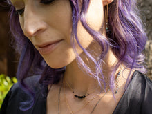 Load image into Gallery viewer, black spinel samskara choker v2
