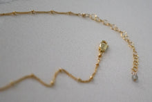 Load image into Gallery viewer, golden midi mushroom necklace
