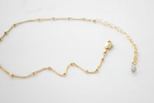 Load image into Gallery viewer, golden midi mushroom necklace