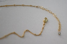 Load image into Gallery viewer, golden mini mushroom necklace