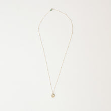 Load image into Gallery viewer, little lotus necklace gold filled 14k heavy gold plated sterling silver