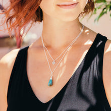 Load image into Gallery viewer, little lotus necklace gold filled 14k heavy gold plated sterling silver