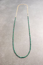 Load image into Gallery viewer, Malachite Infinite Loop Necklace | 14k Gold Filled