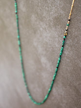 Load image into Gallery viewer, Malachite Infinite Loop Necklace | 14k Gold Filled