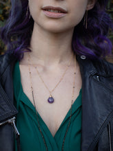 Load image into Gallery viewer, Pyrite Infinite Loop Necklace | 14k Gold Filled