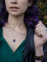 Load image into Gallery viewer, Pyrite Infinite Loop Necklace | 14k Gold Filled