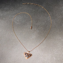 Load image into Gallery viewer, "pick abundance" pyrite guitar pick necklace