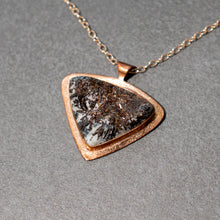 Load image into Gallery viewer, "pick abundance" pyrite guitar pick necklace