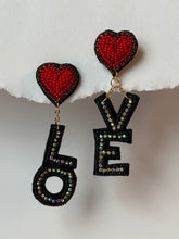 Load image into Gallery viewer, beaded statement earrings
