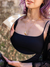 Load image into Gallery viewer, Golden Crescent Moon Necklace
