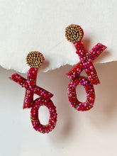 Load image into Gallery viewer, beaded statement earrings
