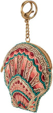 Load image into Gallery viewer, Down Under Beaded Sea Shell Coin Purse / Key Fob
