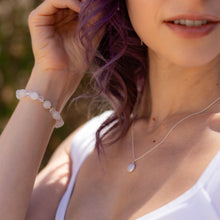 Load image into Gallery viewer, Quartz Aura Stretch Bracelet

