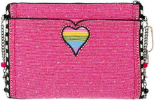 Load image into Gallery viewer, Smitten Zebras Pink Crossbody Clutch Handbag

