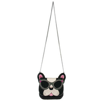Load image into Gallery viewer, Throw Me a Bone Frenchie Dog Crossbody Purse
