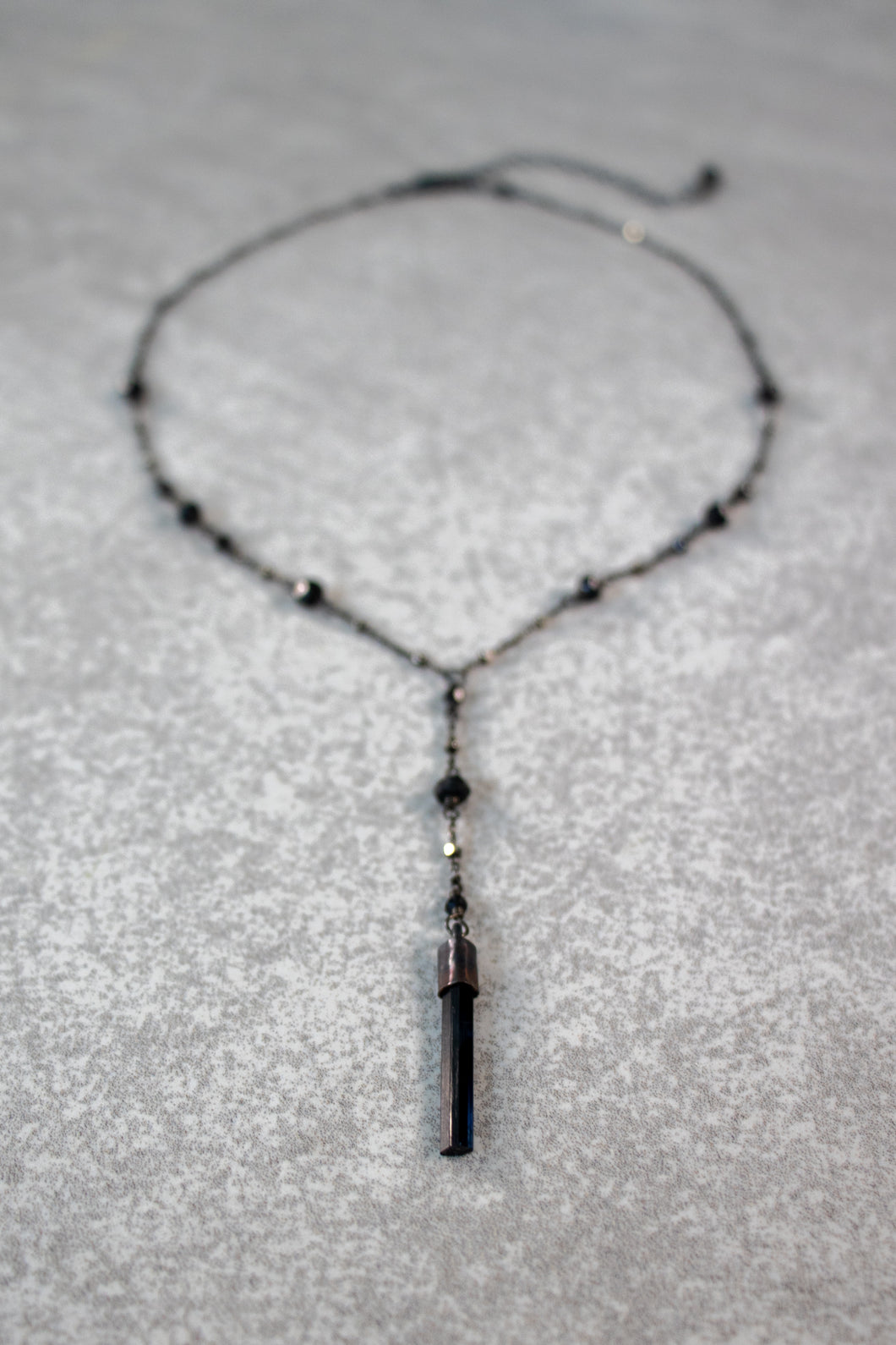 black tourmaline talisman necklace