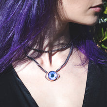 Load image into Gallery viewer, Cosmic Violet Eye Amulet
