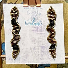 Load image into Gallery viewer, beaded statement earrings
