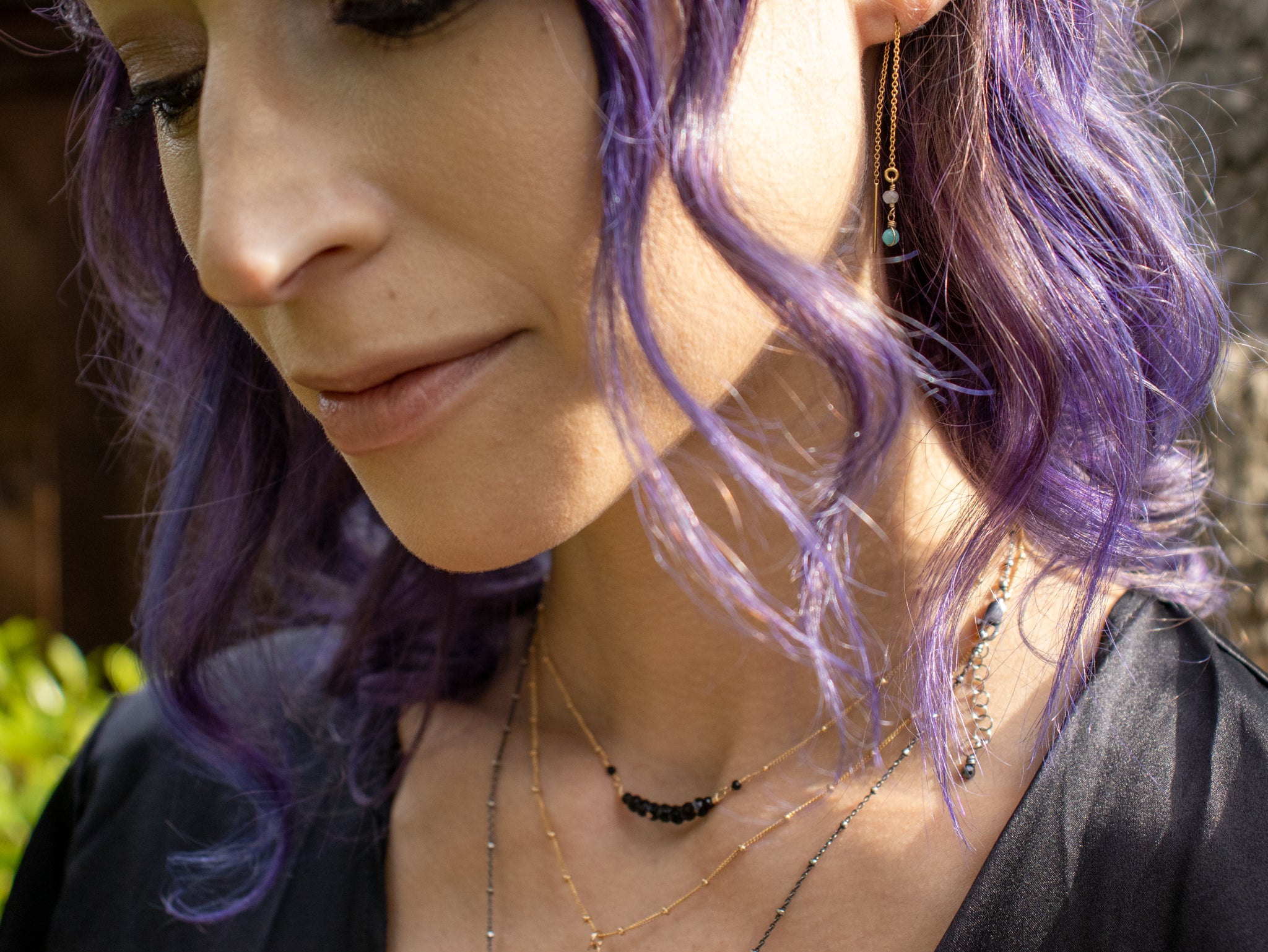 black spinel samskara choker v2 – Verdante Studio