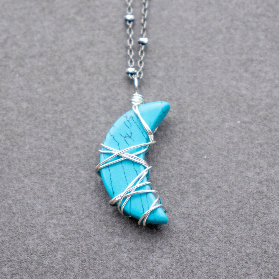 blue moon necklace