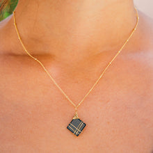 Load image into Gallery viewer, semiconductor chip circuit board necklace gold filled sterling silver geek gear
