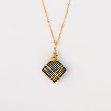 Load image into Gallery viewer, semiconductor chip circuit board necklace gold filled sterling silver geek gear
